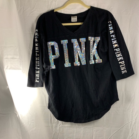 PINK Victoria's Secret Tops - Victoria Secret PINK baseball shirt